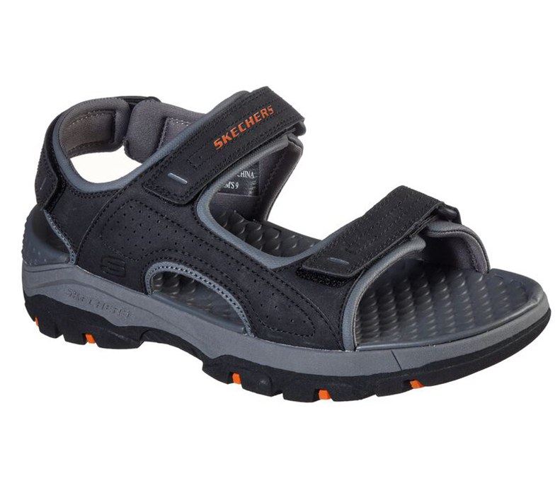 Skechers Relaxed Fit: Tresmen - Garo - Mens Sandals Black [AU-GP7203]